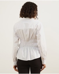 Atmos&Here - Tilly Gathered Waist Shirt