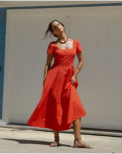 Forcast - Brielle Cotton Sundress