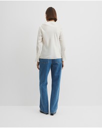 Country Road - Draped Long Sleeve Shirt
