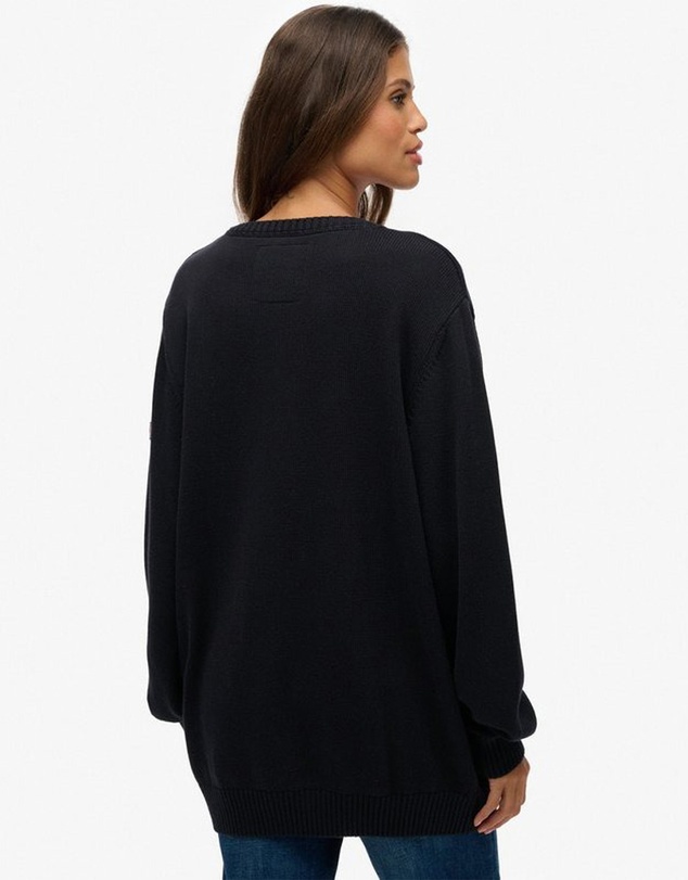 Superdry - Oversized V Neck Jumper