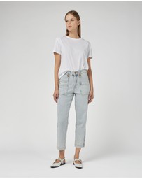 DRICOPER DENIM - Stella Stretch High Waisted Denim Trousers