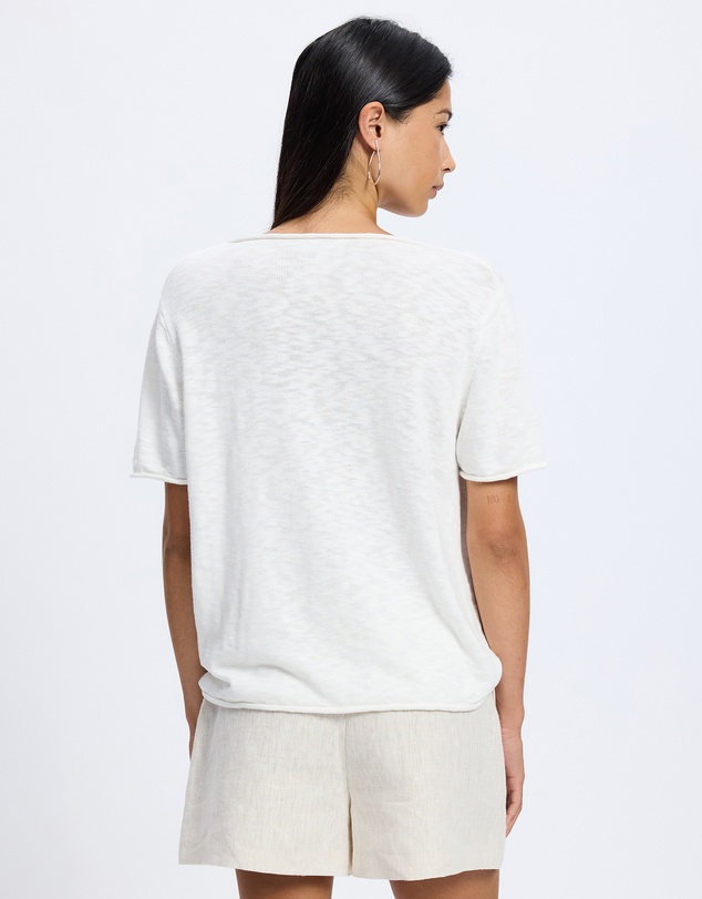 White By FTL - Daisy Knit Top