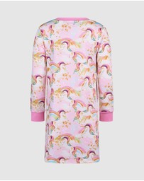 Rock Your Kid - Unicorn Pony Colour Pop Long Sleeve Lily Nightie