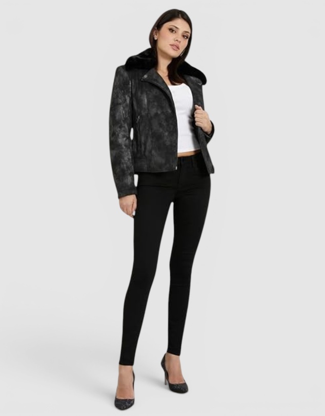 GUESS - Annette Mid-Rise Skinny Jeans