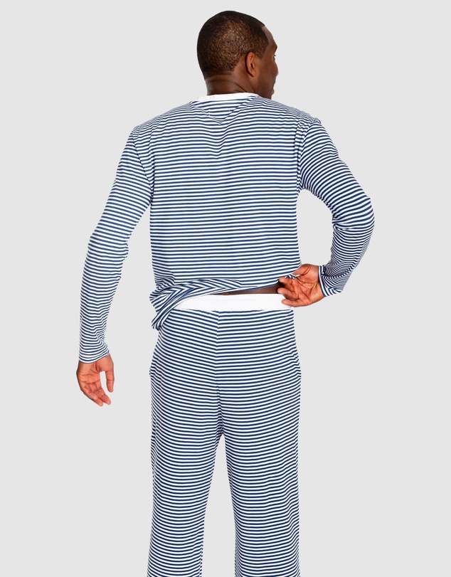 Sant And Abel - Men's Marina Jersey Stripe PJ Pants