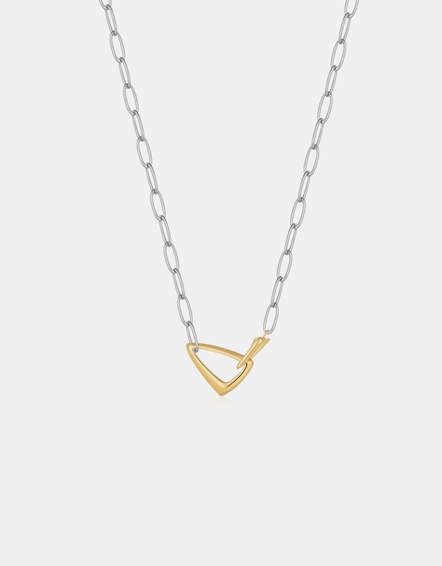Ania Haie - Tough Two-Tone Chunky Arrow Link Necklace