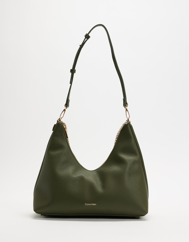 Calvin Klein - Emblem Hw Pebble Top Zip Hobo