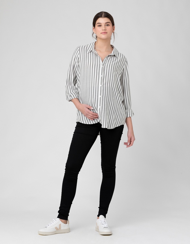 Ripe Maternity - Lou Stripe Shirt