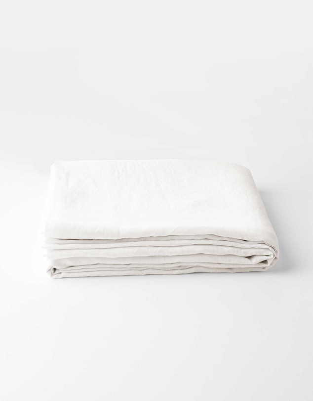 Aura Home - Emile Linen Flat Sheet