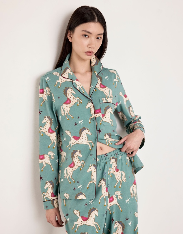 Chelsea Peers - Magical Horses Organic Cotton Pyjama Set