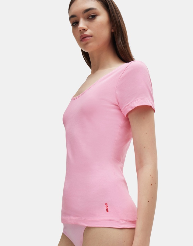 HUGO - Two-Pack Stretch-Cotton T-Shirt Underwear