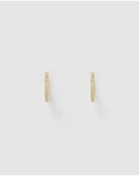 Izoa - Rae Small Huggie Earrings