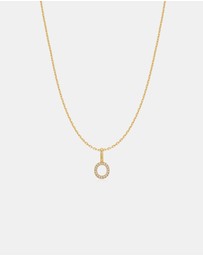 Ania Haie - Ania Haie Gold Letter O Initial Necklace