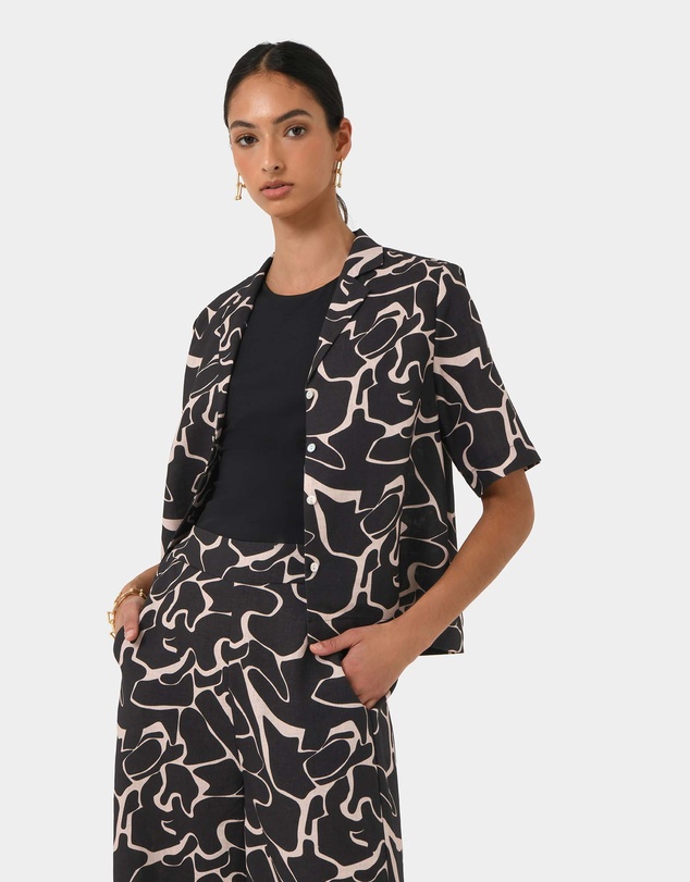 Forcast - Pip Linen Blended Shirt