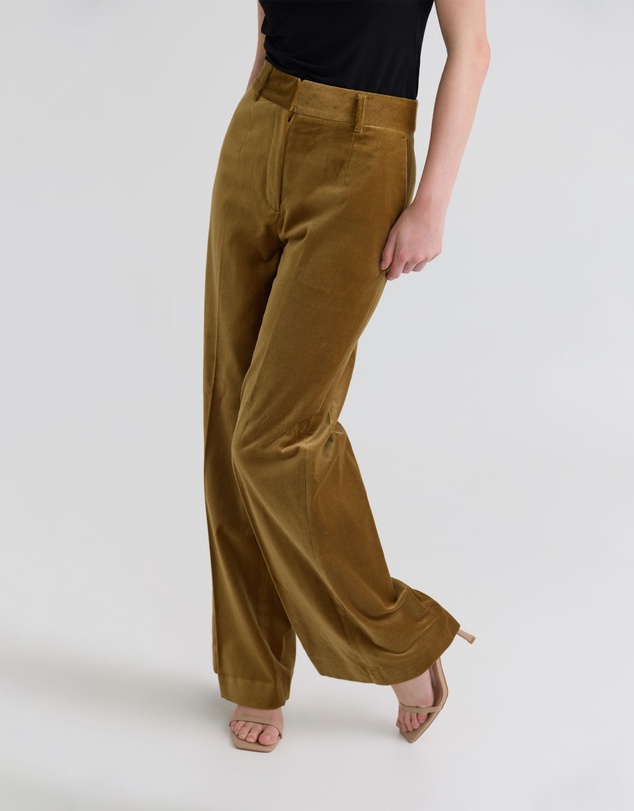 Oxford - Lydia Stretch Velvet Pants