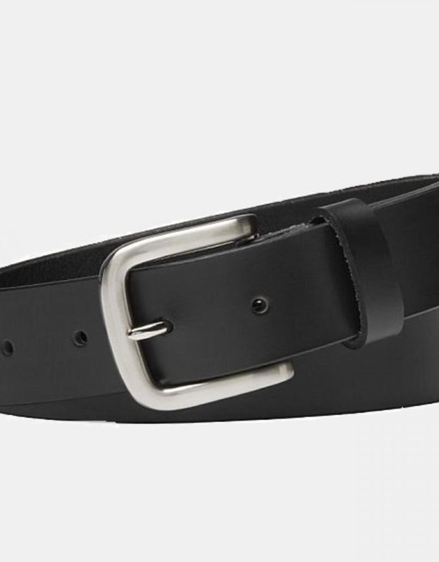 Buckle - Slate. Australian Made Buffalo Leather Belt. 35mm width.