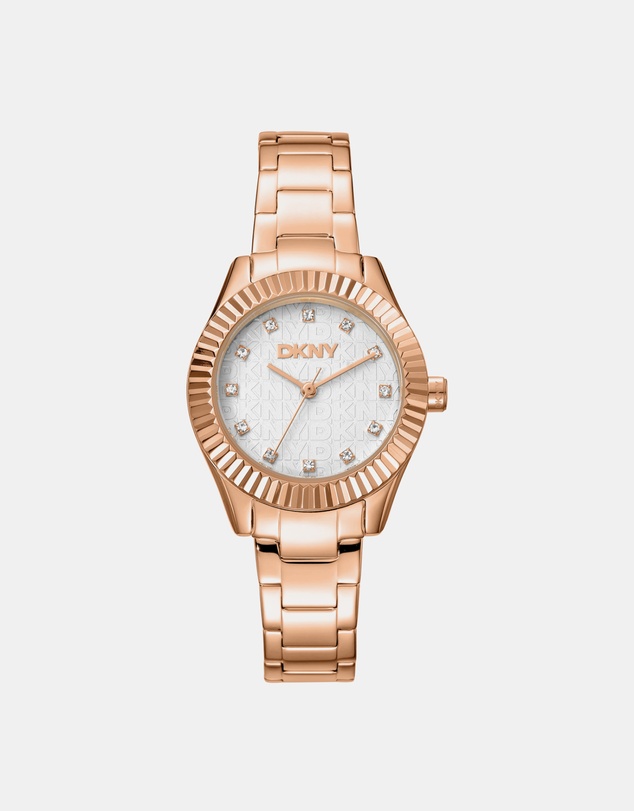 DKNY - Everyday Chambers Glitz Rose Gold Stainless Steel 30mm Watch
