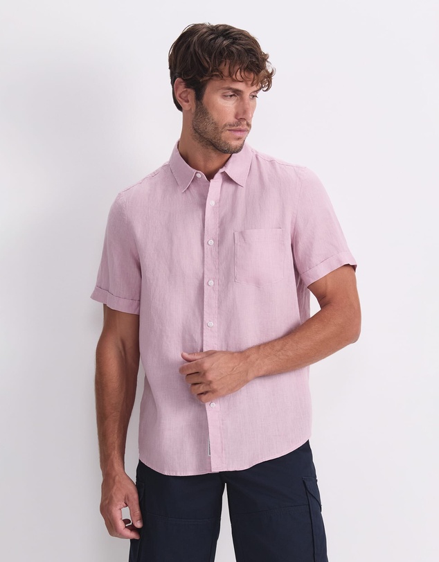 Sportscraft - Short Sleeve Linen Shirt