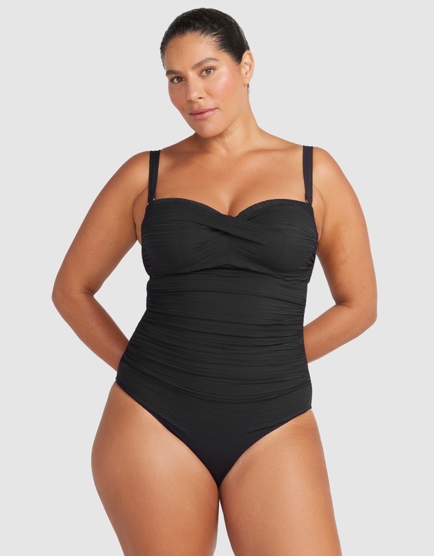 Artesands - Aria Black Botticelli Underwire Bandeau One Piece