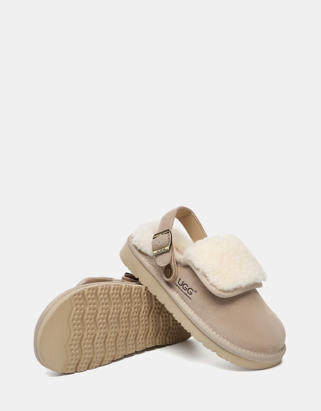 EVERAU - Australian Shepherd Ugg Tenley Cow Suede Upper House Shoes