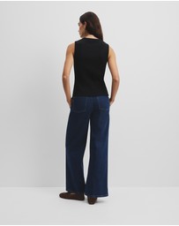 Country Road - Australian Cotton Blend Fitted Rib Tank