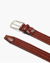 Aquila - Devon Leather Woven Belt