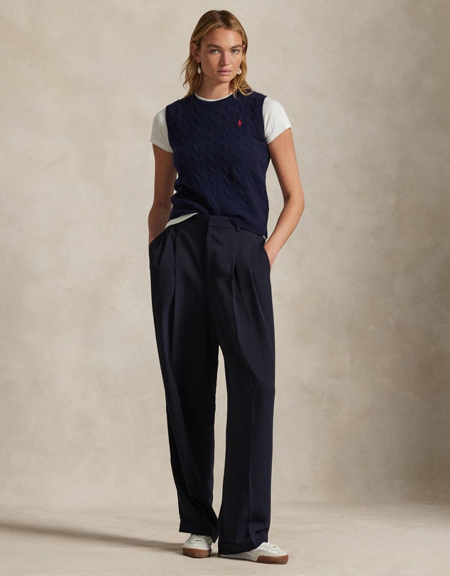 Polo Ralph Lauren - Cable-Knit Wool-Cashmere Sweater Vest