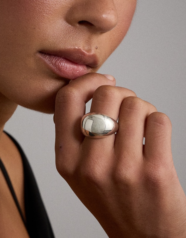 Michael Hill - Wide Dome Ring in Sterling Silver