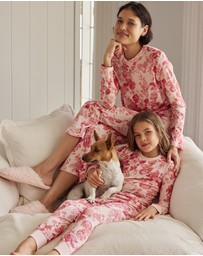 Papinelle - Madelyn Organic Cotton Knit Full Length PJ