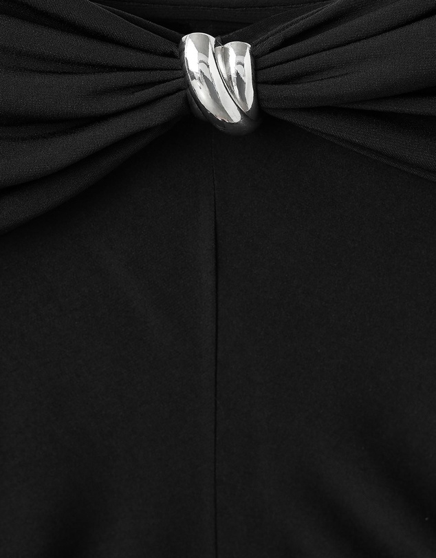 M.N.G - Strapless T-Shirt With Metallic Detail