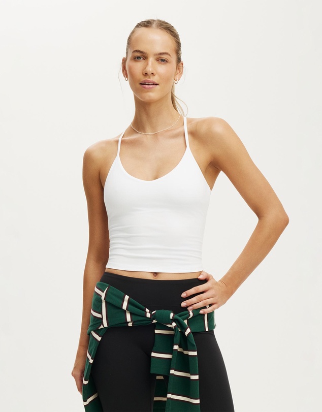 Cotton On Body Active - Ultra Soft V Neck Racer Back Tank
