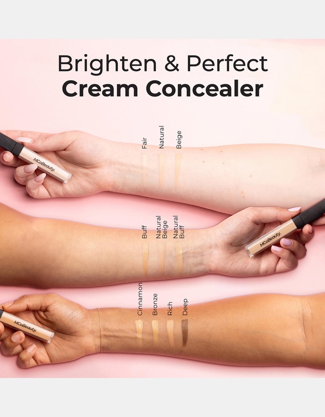 MCoBeauty - Brighten & Perfect Cream Concealer - Light 3 (Beige)