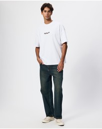 Thrills - Mid Slacker Relaxed Long Denim Jeans