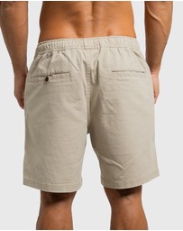 Coast Clothing - Biarritz Canvas Shorts - Natural