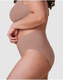 Bravado - Recycled Nylon, Cotton & Modal High Waist Seamless Brief