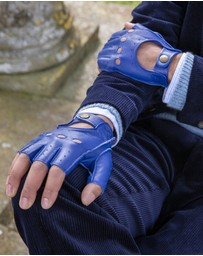 DENTS - Fingerless Leather Driving Gloves