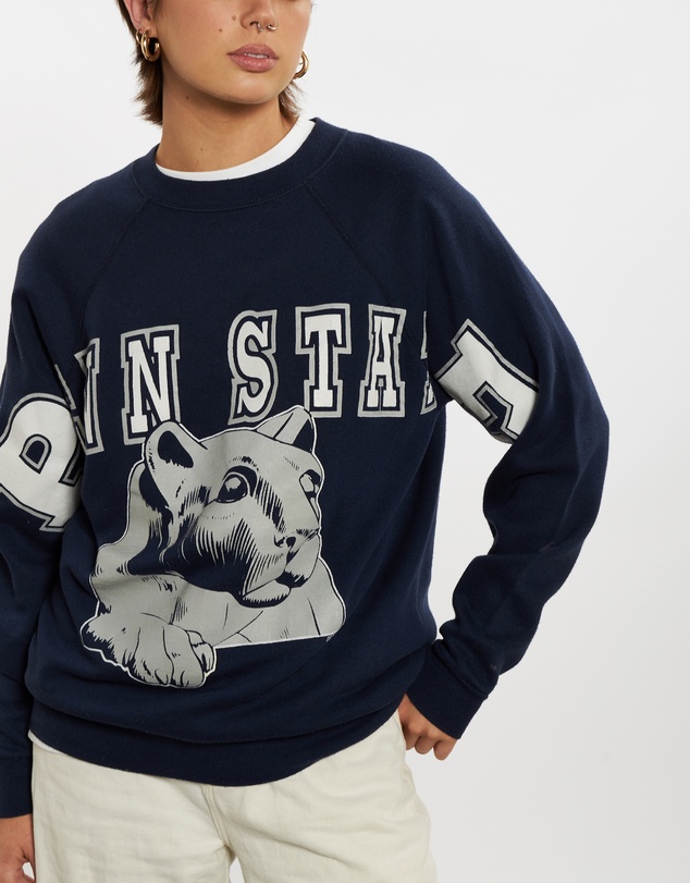 Vintage by The Real Deal - Pre Loved - 90s NCAA Penn State Nittany Lions Sweatshirt