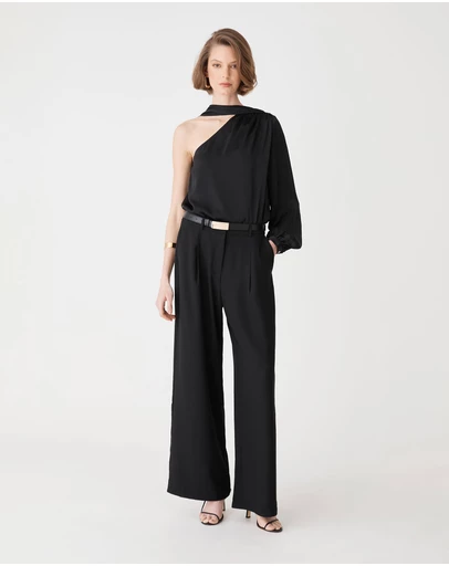 Forcast - Daphne Pleated Crepe Pants