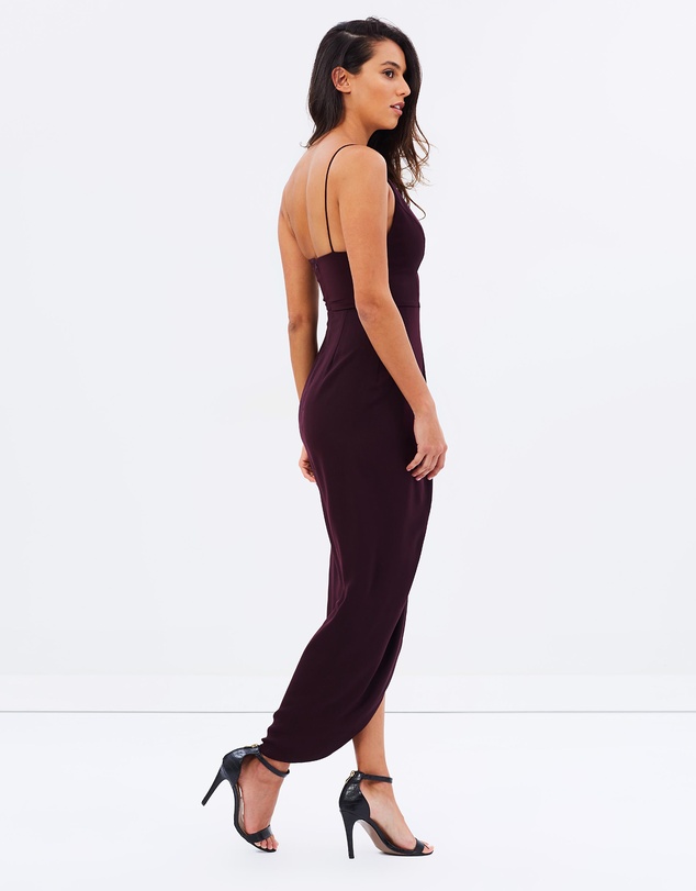 Shona Joy - Core Cocktail Draped Maxi Dress