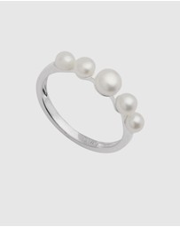 Najo - Mermaid Silver Pearl Ring