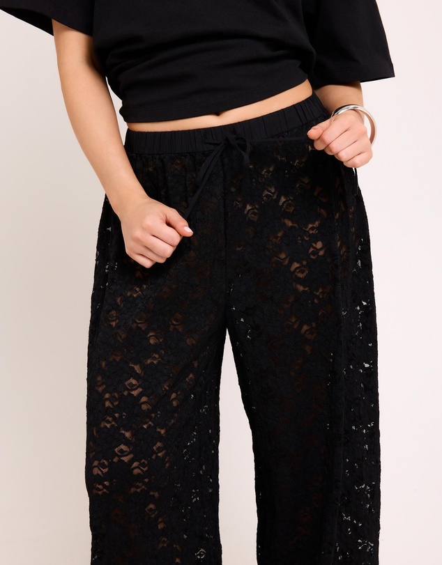 Subtitled - Jasmine Lace Relaxed Pants