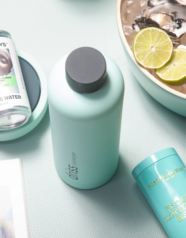 porter green - driss insulated stainless steel water bottle