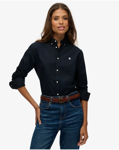 Superdry - Slim Oxford Long Sleeve Shirt