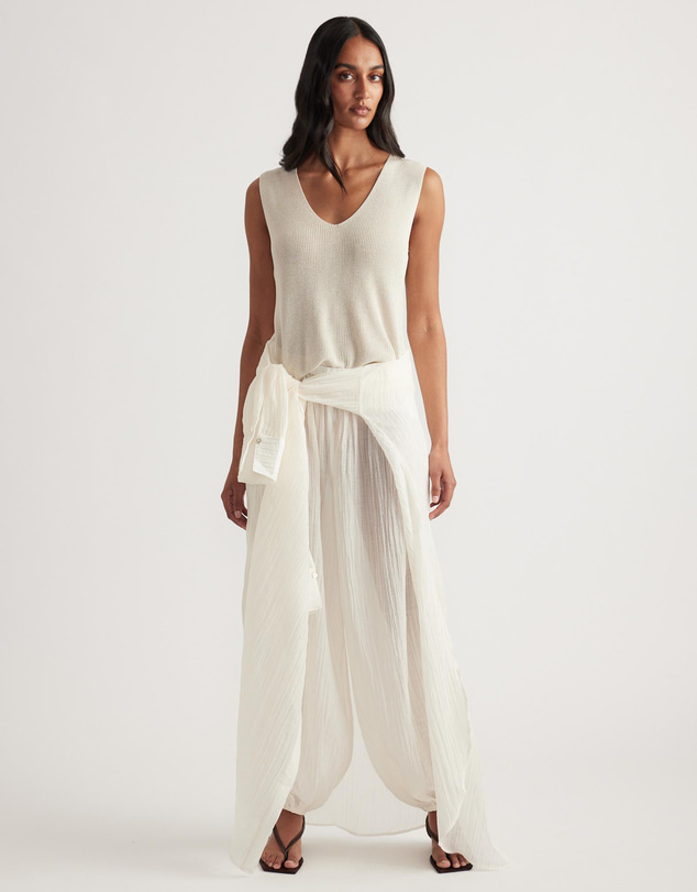 Decjuba - Bri Metallic Knit Tank
