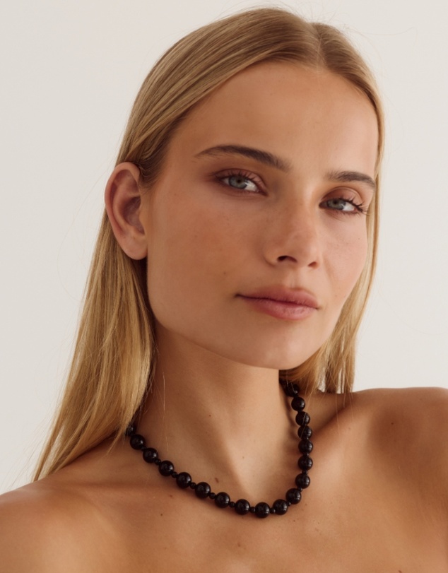 CENDRE - Constance Necklace | Black Agate