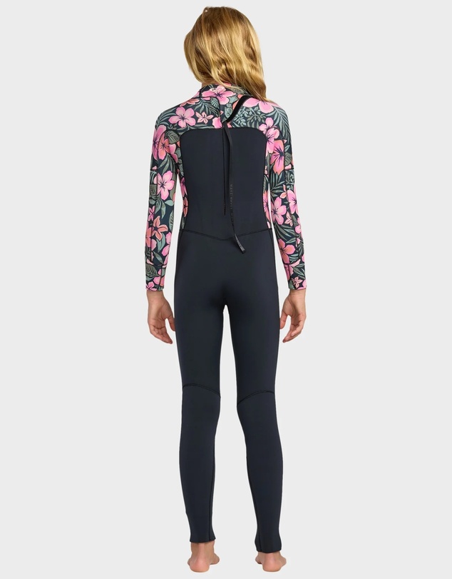 Roxy - Girls 8 to 16 4/3mm Swell Natural Back Zip Wetsuit