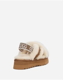 Ozwear Connection Uggs - Ugg Adele Platform Slipper(Elastic Backstrap) (Water Resistant)