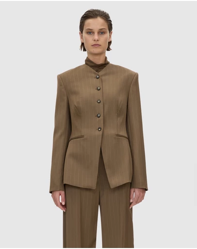CAMILLA AND MARC - Maxim Fitted Collarless Blazer