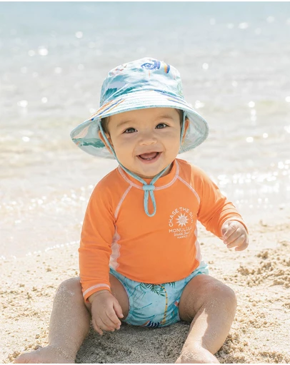 Minihaha - Bodhi Print Swim Sunhat - Kids