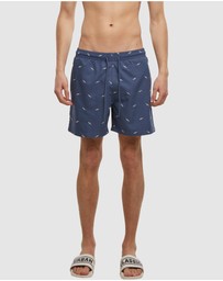 Urban Classics - Embroidered Swim Shorts